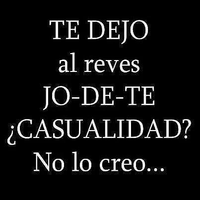 ¿Casualidad?