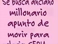 Se busca anciano