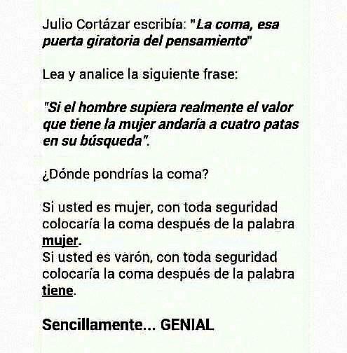 cosas de comas