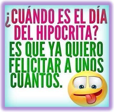 dia del hipocrita