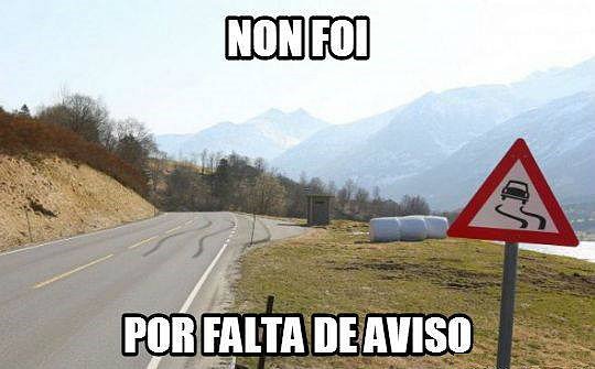 no sera por no avisar