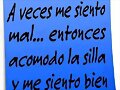 me siento mal