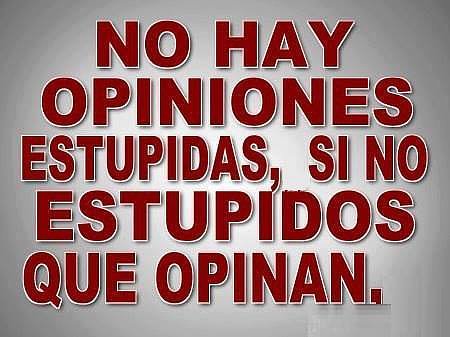opiniones