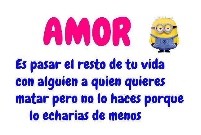 el amor es