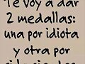 Dos medallas