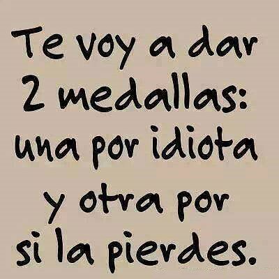 Dos medallas