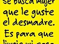 El desmadre