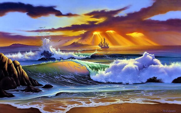 Hacerse a la mar.