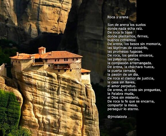 Roca y arena