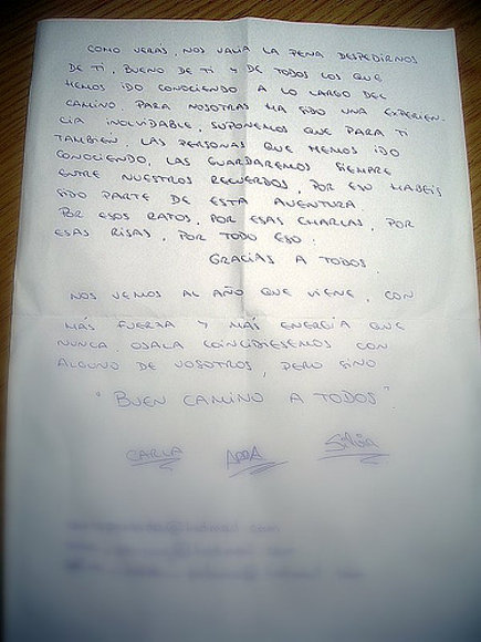Carta a un amigo (a)