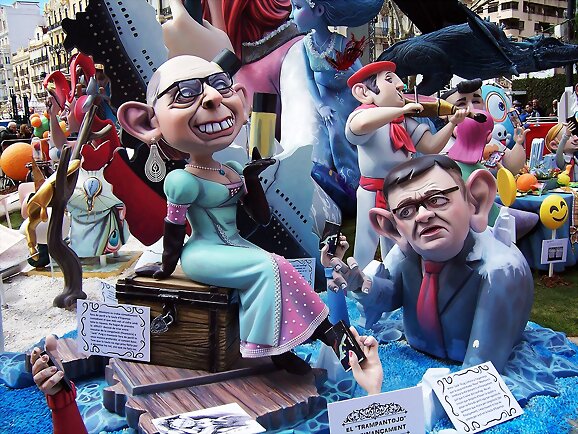 Valencia en fallas.