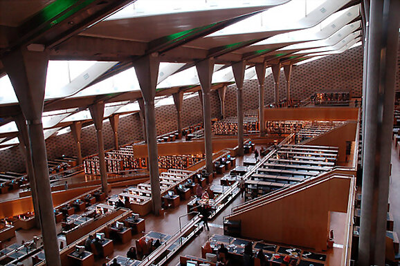 Biblioteca de Alejandría.