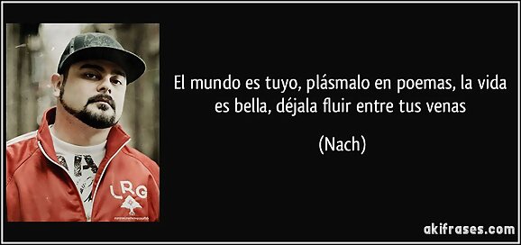 Cita con la poesía: Nach