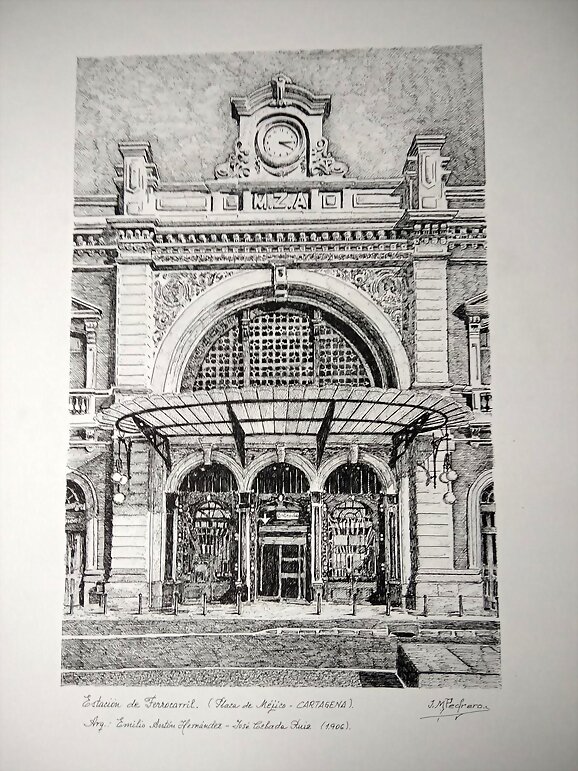 Puerta de la Estación de Ferrocarril