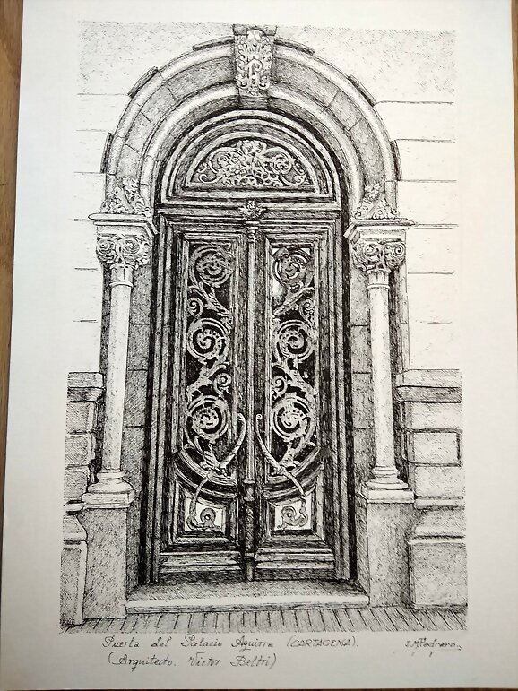 Puerta del Palacio de Aguirre
