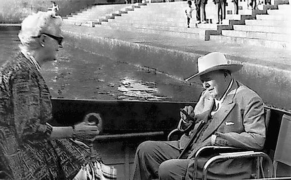 Llegaron por mar: Winston Churchil