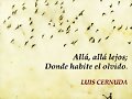 Cita con la poes&iacute;a: Luis Cernuda
