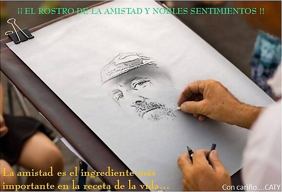 Un canto a la amistad.  ¡Gracias Caty!