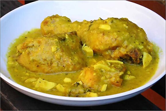 La cocina de las Clarisas: Pollo en pepìtoria