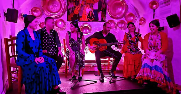 Zambra gitana en el Sacromonte