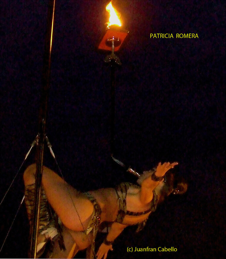 Patricia Romera en el Circo Kron
