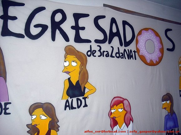 Otra mas de la bandera de egresados de Aldy