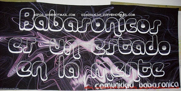Bandera y/o Trapo de Babásonicos terminada