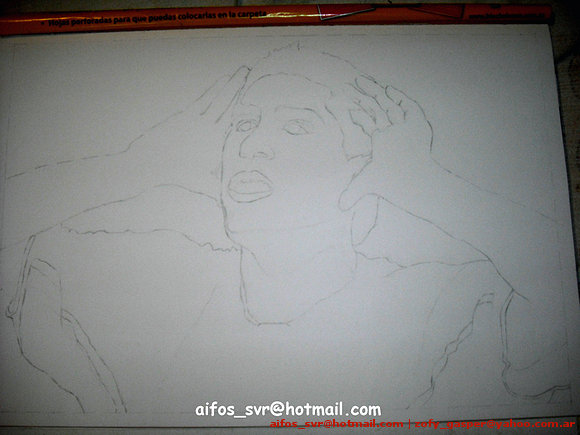 Boceto  de futuro retrato