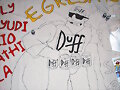 Bandera de egresados Duffman el Hombre Duff paso 2