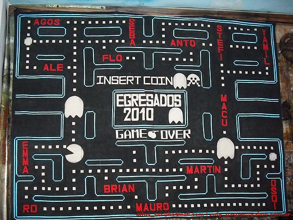 bandera de egresados pacman!
