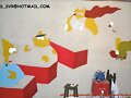 Bandera de egresados...EXPO MA&Ntilde;ANA EN MERLO