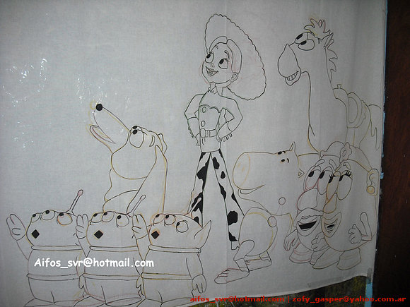 Bandera de egresados de Jessie de Toy Story