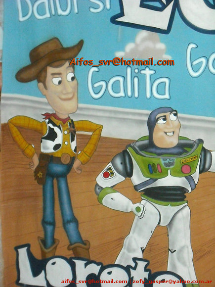 Bandera de egresados Toy Story