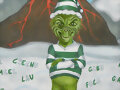 Bandera de egresados 2011 Grinch
