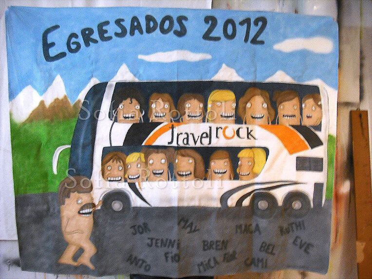 Bandera de Egresados 2012 Mama Luchetti