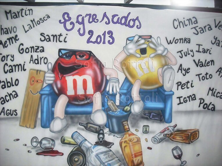 Bandera de egresados 2013 M&M