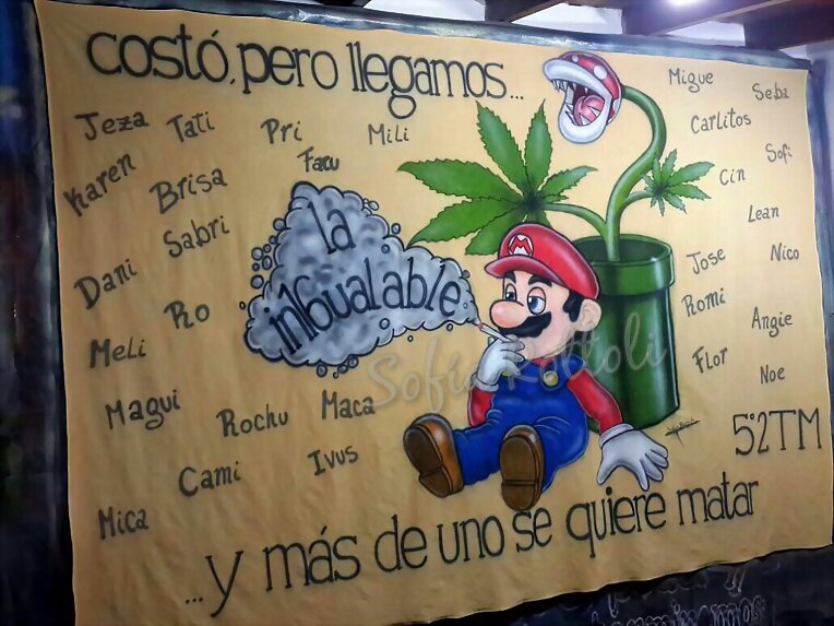 Banderas de egresados