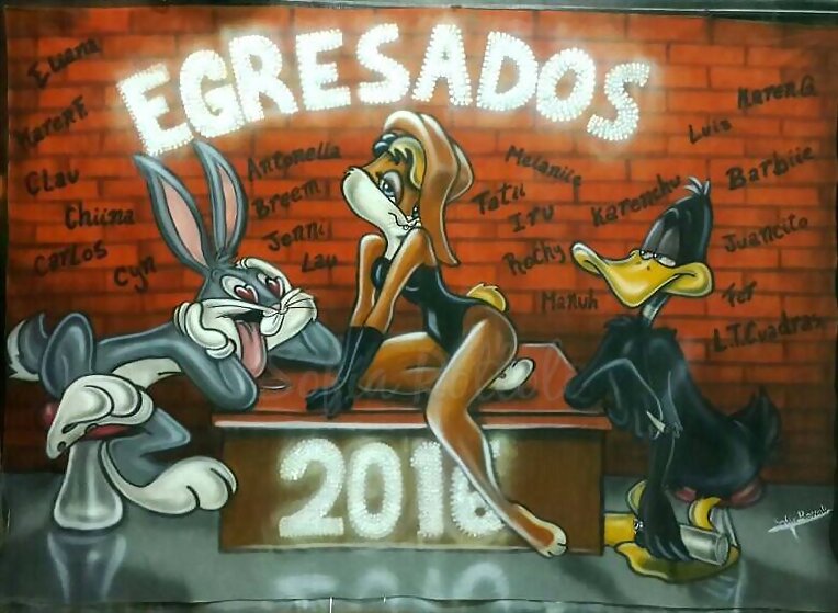 Banderas de egresados