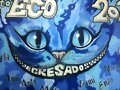 Bandera de Egresados Gato Sonriente