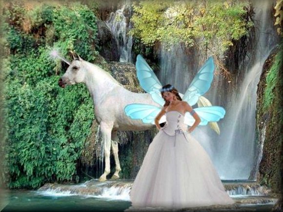 hada y unicornio