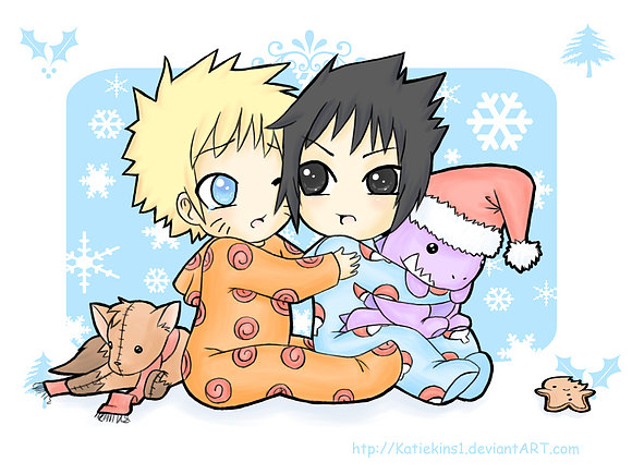 sasuke y naruto chivi