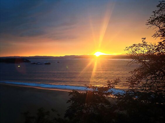 Lunes, asi amanece hoy en Santander!!!