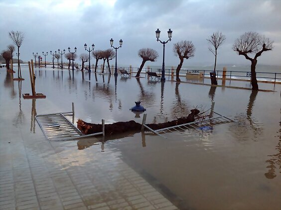 Desolacion total despues del temporal...