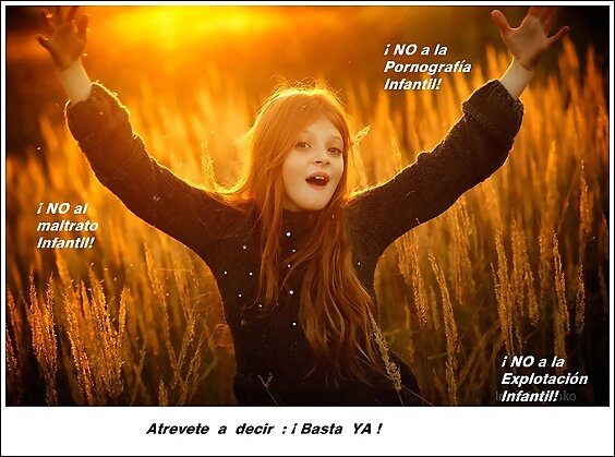 NO A LA PROSTITUCION INFANTIL NOOOOOOOOOOO