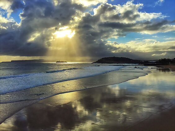 Viernes!!!!! Amanece en Santander. Feliz dia!!!!!!