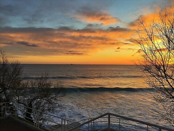 Lunes...semana nueva..así amanece en Santander!!!!