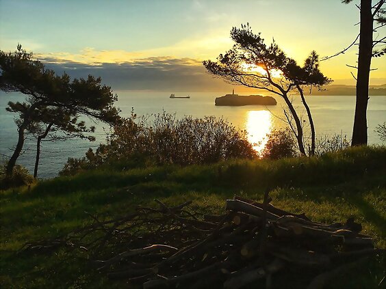 Martes...otro precioso amanecer en Santander!!!!!!