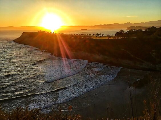 Lunes...amanece en Santander...Feliz día a todos!!