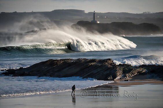 Viernes, Temporal en Cantabria...Feliz dia!!!!