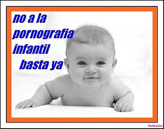 NO A LA PORNOGRAFIA INFANTIL